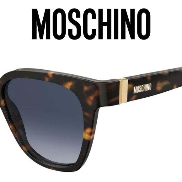 New!! Moschino Sunglasses- Tortoise- Mos 066/S - Picture 5 of 9